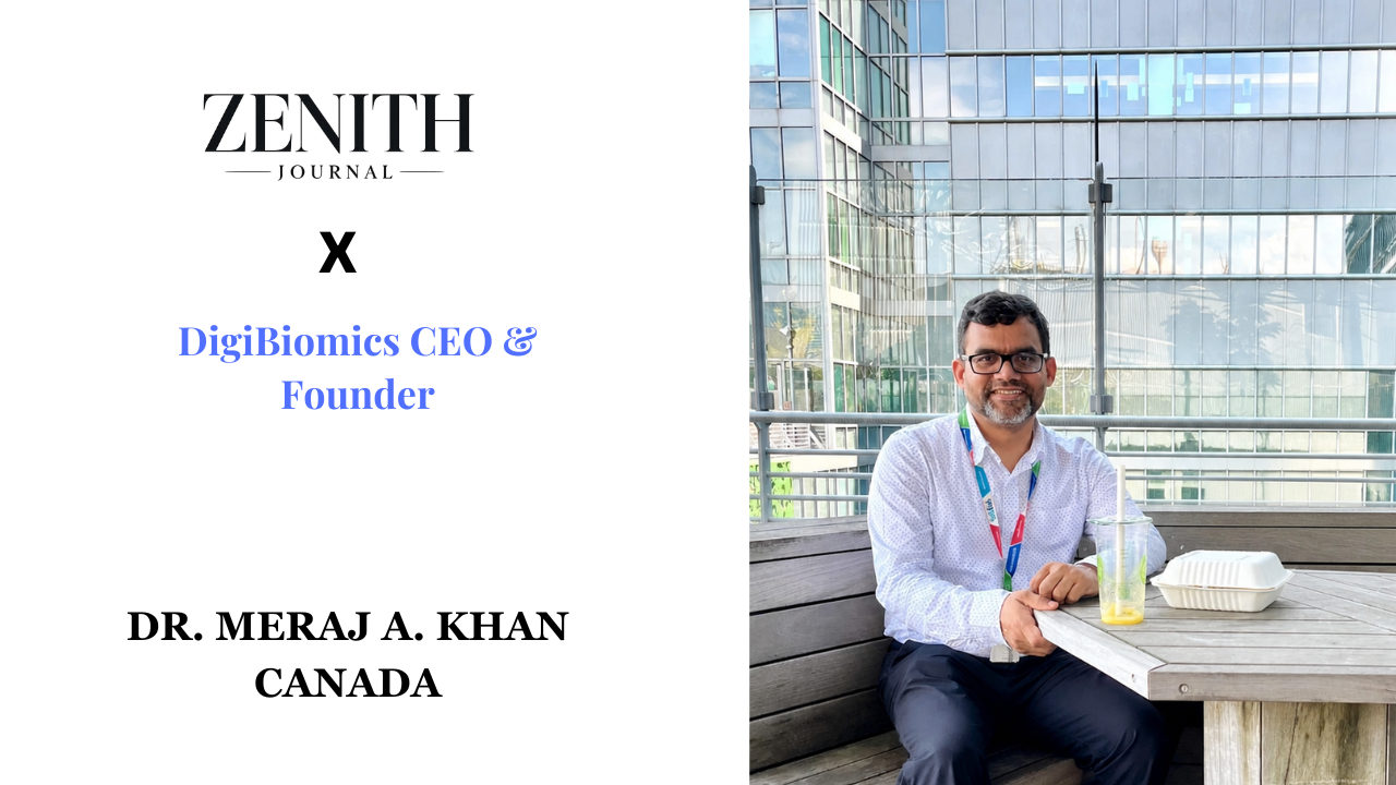 Meraj Khan AI healthcare founder DigiBiomics LungSense